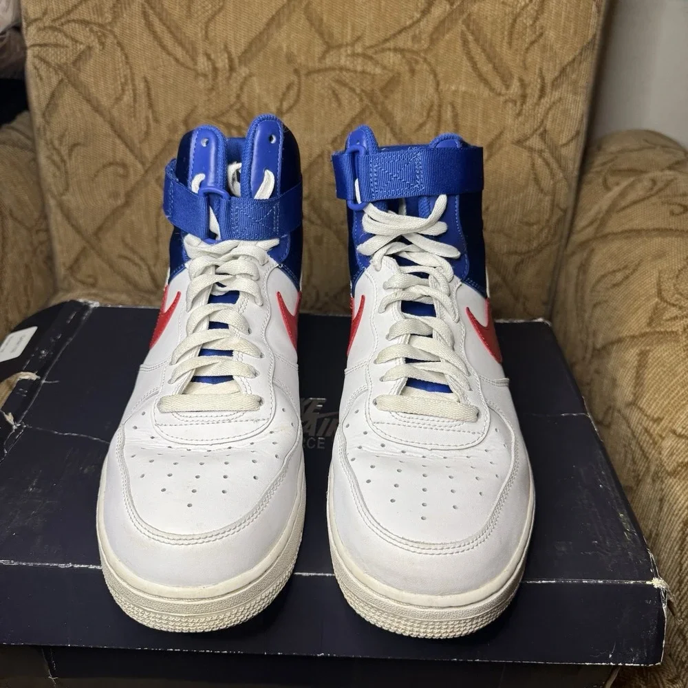Size 10.5 - Nike Air Force 1 High '07 x NBA Clippers‎ With box